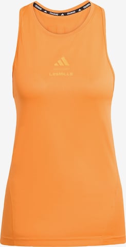 ADIDAS PERFORMANCE - Top deportivo 'Les Mills' en naranja: frente