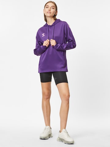 Hummel Athletic Sweatshirt 'Poly' in Purple