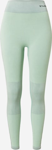 Pantalon de sport Hummel en vert : devant