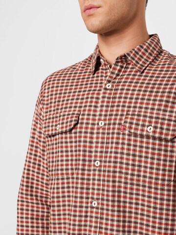 LEVI'S ® Comfort Fit Shirt 'Jackson Worker' in Rot