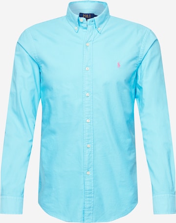 Polo Ralph Lauren Button Up Shirt in Blue: front