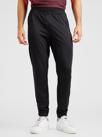 ADIDAS PERFORMANCE Slim fit Workout Pants 'D4T' in Black: front