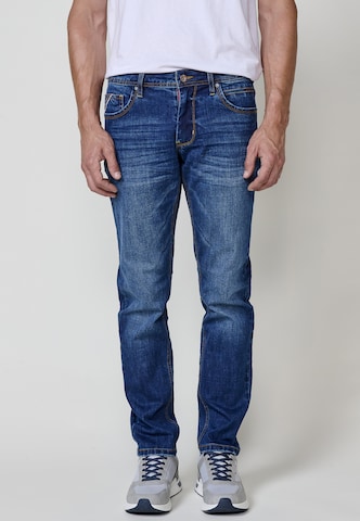 KOROSHI Regular Jeans in Blue: front