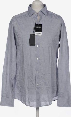 BOSS Black Button Up Shirt in M in Grey: front