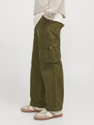 JACK & JONES Loosefit Cargobroek in Groen