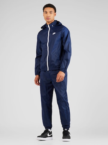 Nike Sportswear Sweatsuit in Blue: front