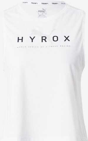 PUMA Sporttopp 'HYROX Triblend' i vit: framsida