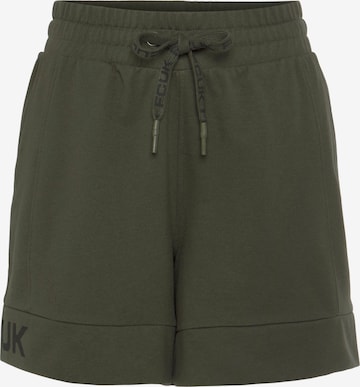 FCUK Pants in Green: front