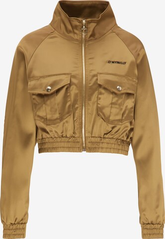 MYMO Between-Season Jacket in Beige: front