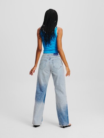 KARL LAGERFELD JEANS Loosefit Farmer - kék