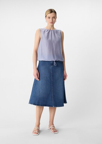 comma casual identity Bluse in Blau