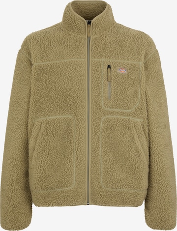 Giacca di pile 'Mount Hope' di DICKIES in verde: frontale