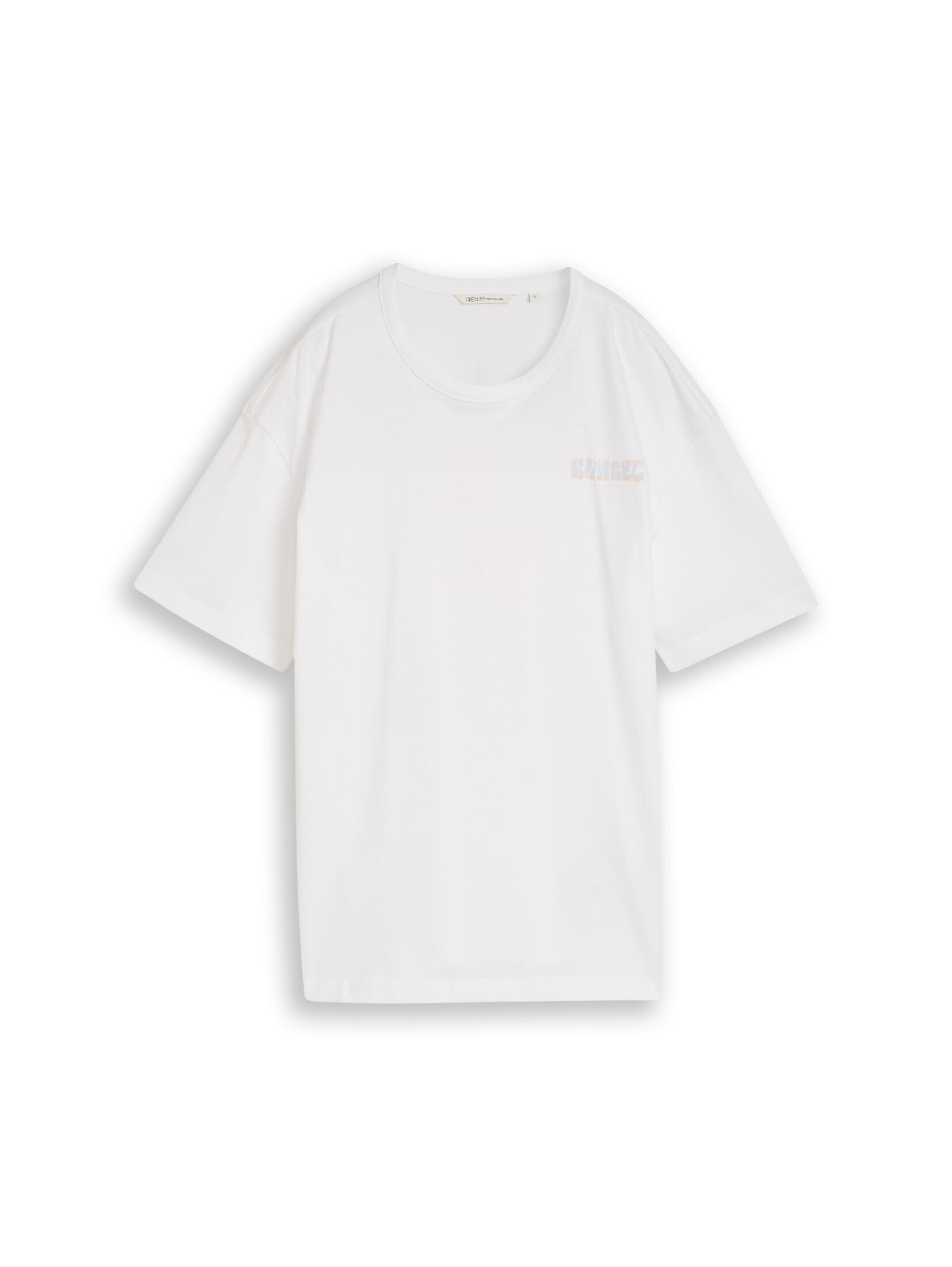 TOM TAILOR DENIM Shirt in White: front