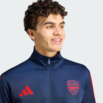ADIDAS PERFORMANCE Sports sweat jacket 'FC Arsenal DNA' in Blue