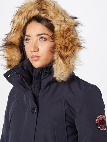 mėlyna Superdry Žieminė striukė 'Everest'