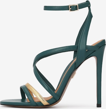 Kazar Remmisandaalit värissä vihreä: etupuoli