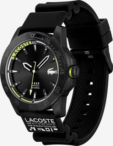 LACOSTE Analog klocka i svart