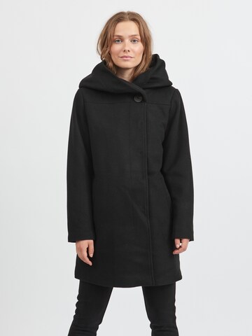 VILA Přechodný kabát 'Camua' – černá: přední strana