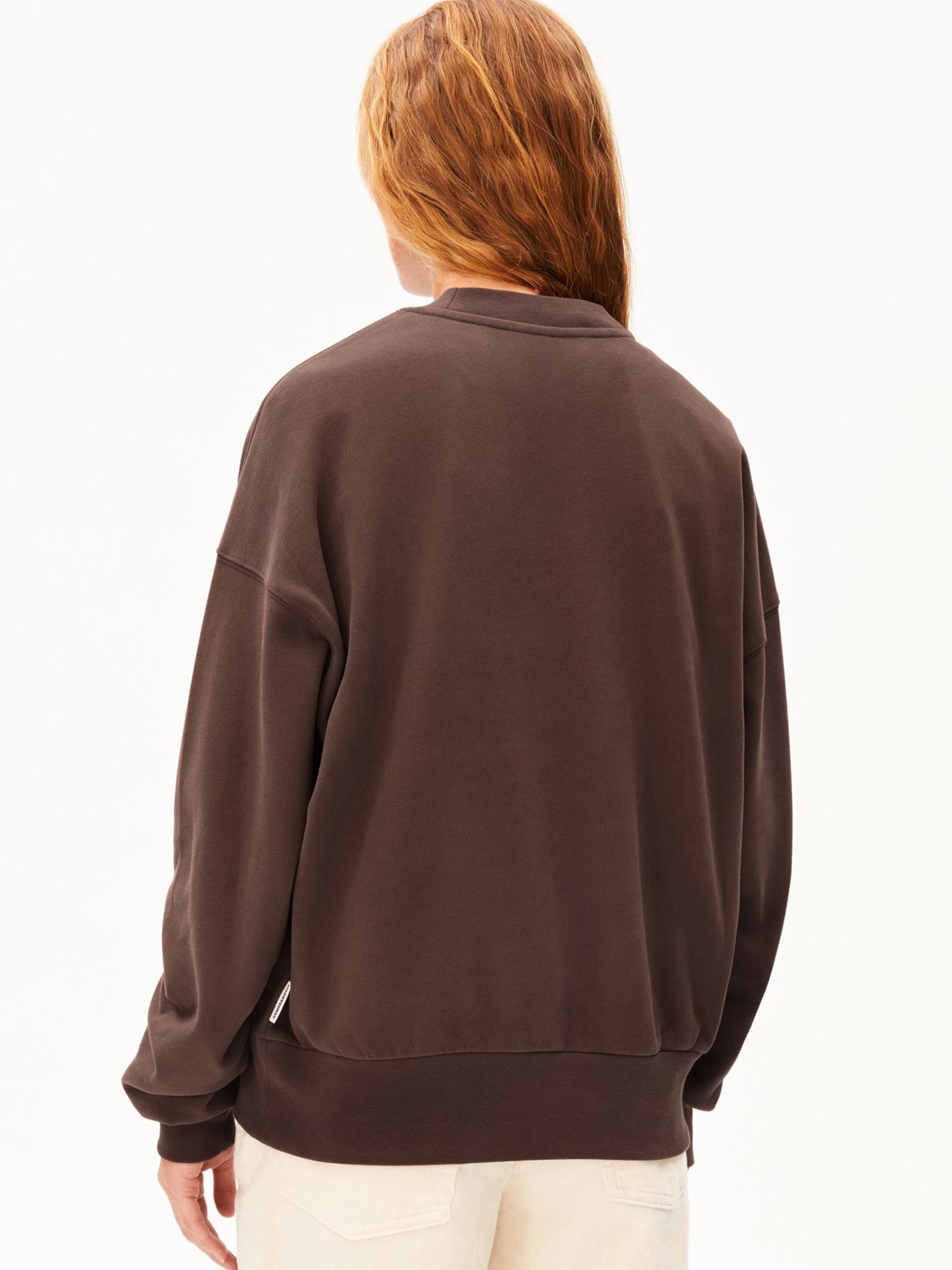 ARMEDANGELS Pullover ICONIC Å ALIZAA in Braun: Rückseite
