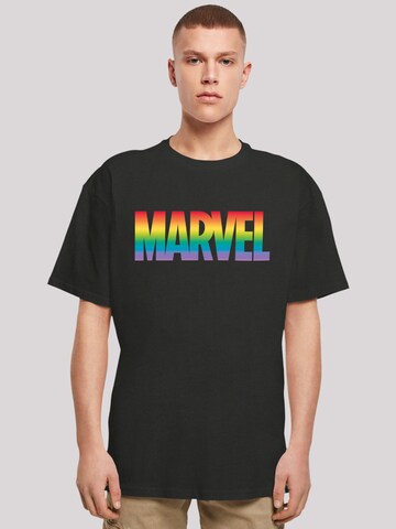 F4NT4STIC Shirt 'Marvel Pride' in Zwart: voorkant