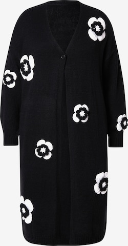 MIAMODA Strickjacke in Schwarz: Vorderseite