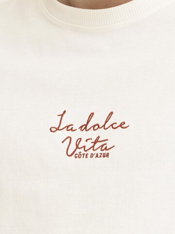 Maglietta ' SDPEDRO ' di !Solid in bianco