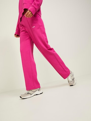 JJXX Regular Pleated Pants 'Camilla' in Pink