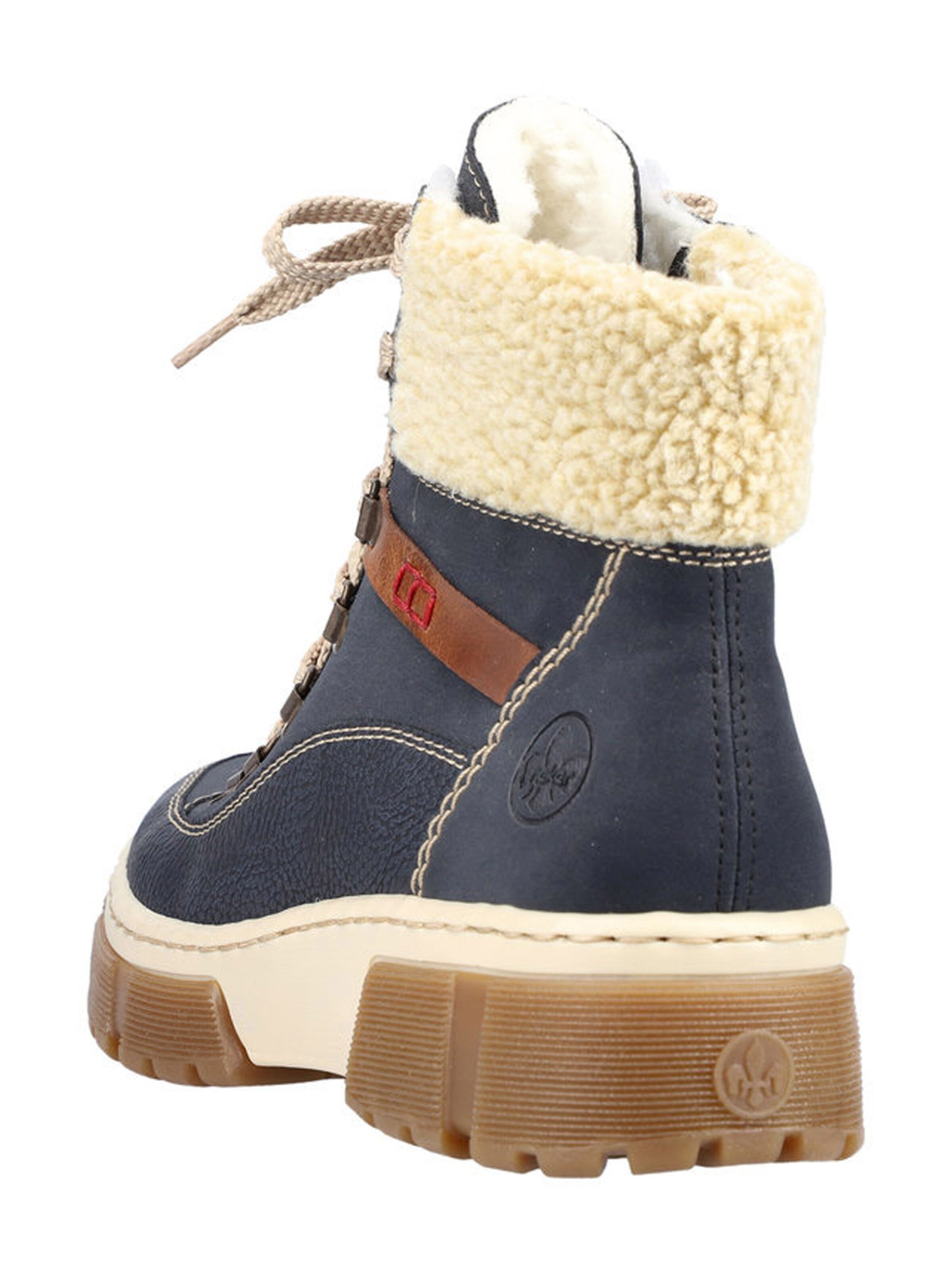 Stivaletto stringato di Rieker in blu