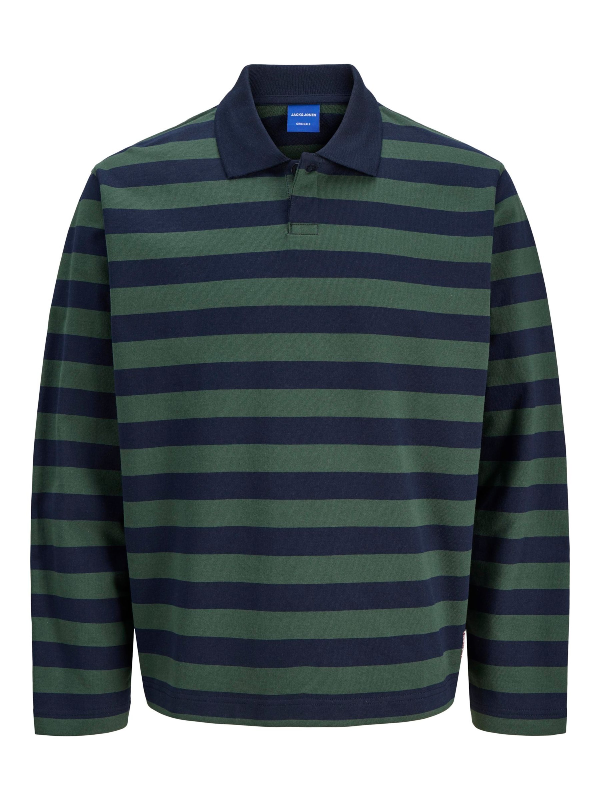 JACK & JONES Sweatshirt 'JORBLEECKER' in Blauw: voorkant