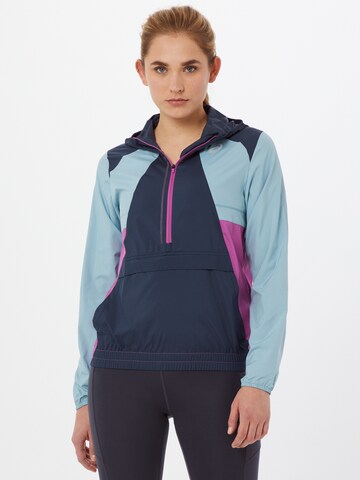 ASICS Athletic Jacket 'Visibility' in Blue: front