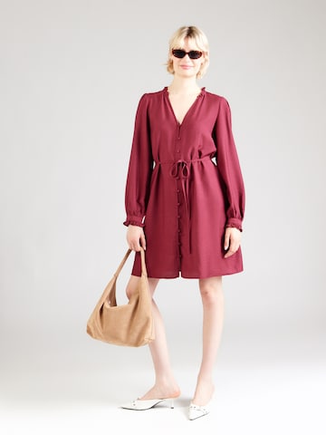 Abito camicia 'Myla' di MSCH COPENHAGEN in rosso