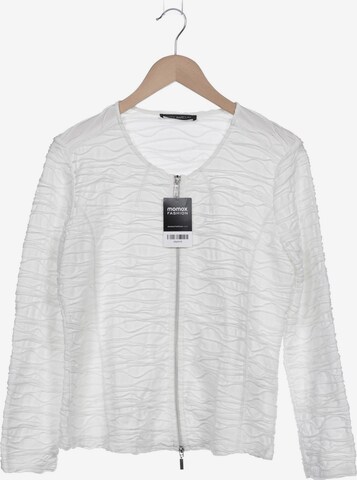 Betty Barclay Sweatshirt & Zip-Up Hoodie in XL in White: front