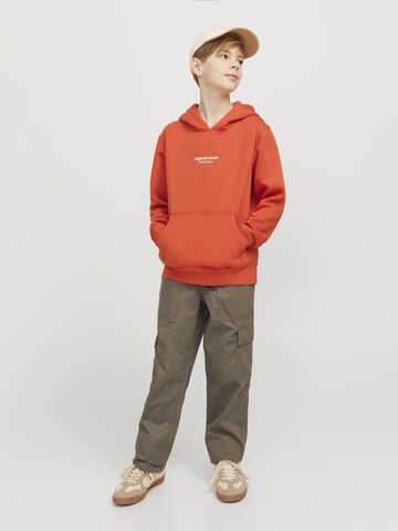 Jack & Jones Junior Loosefit Broek 'JPSTKarl JJAdams' in Bruin
