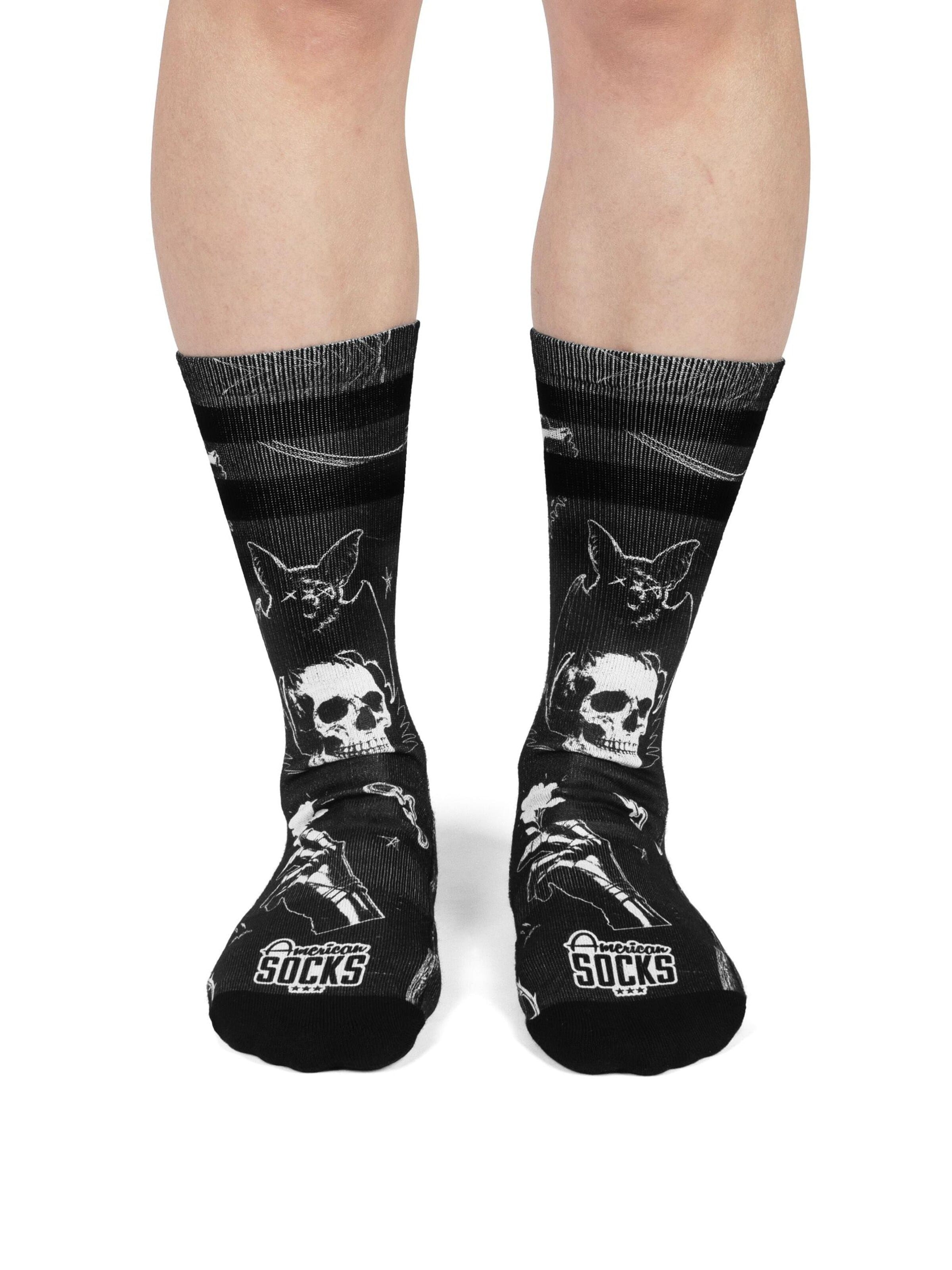 American Socks Socken 'Dark Fantasy'‌‌‌‌‌‌‌ in Schwarz
