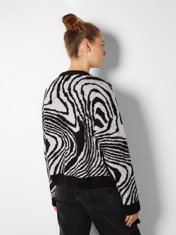 Pull-over Bershka en noir