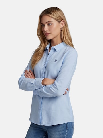 Chemisier U.S. POLO ASSN. en bleu