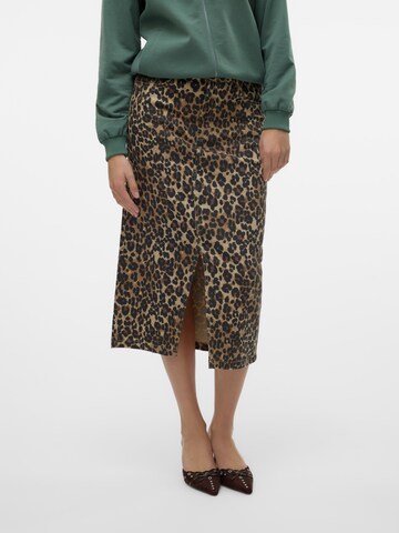 Gonna 'Veri' di VERO MODA in marrone: frontale