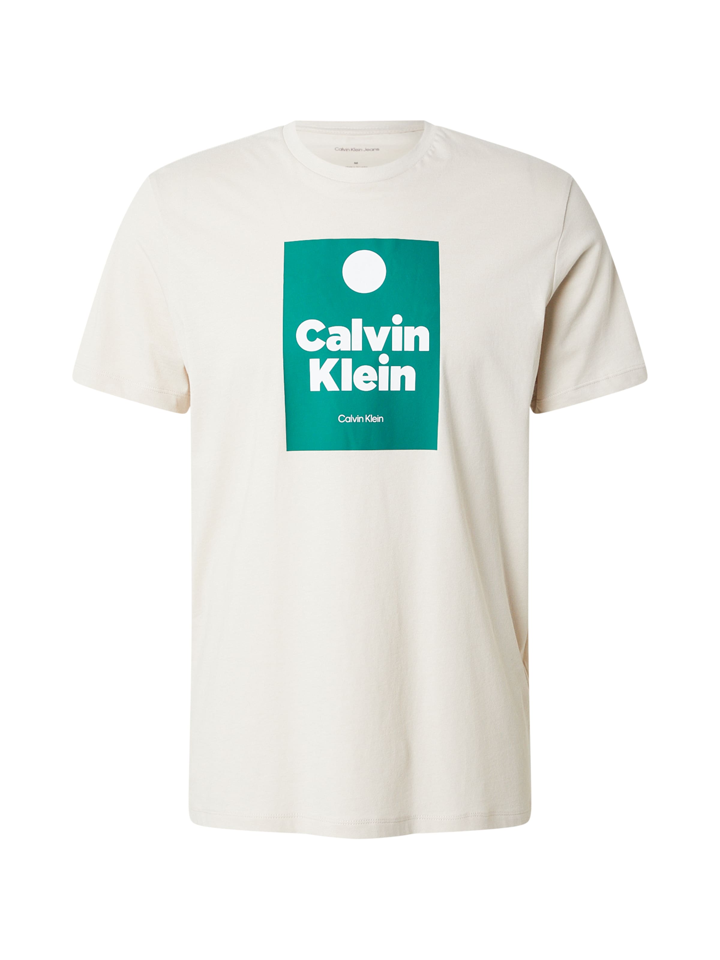 Calvin Klein Jeans Μπλουζάκι σε λευκό: μπροστά