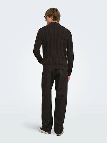 Only & Sons Tröja 'ONSKIM' i brun