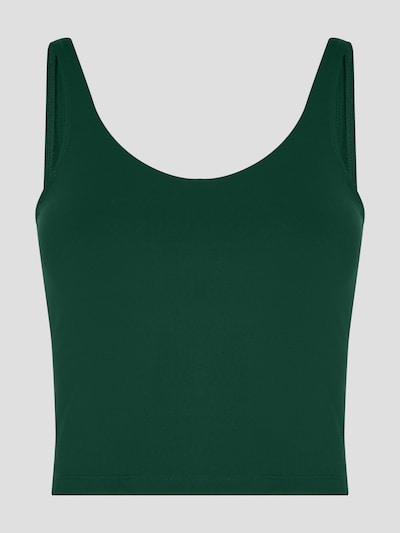 YO-GAYA Sporttop 'Sculpting Top' in XS in dunkelgrün, Produktansicht