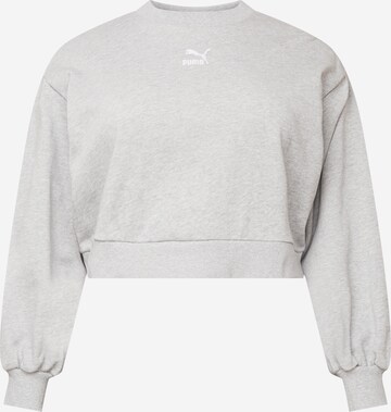 PUMA Sweatshirt in Grijs: voorkant