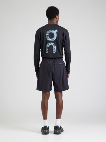 On Loose fit Sports trousers in Black