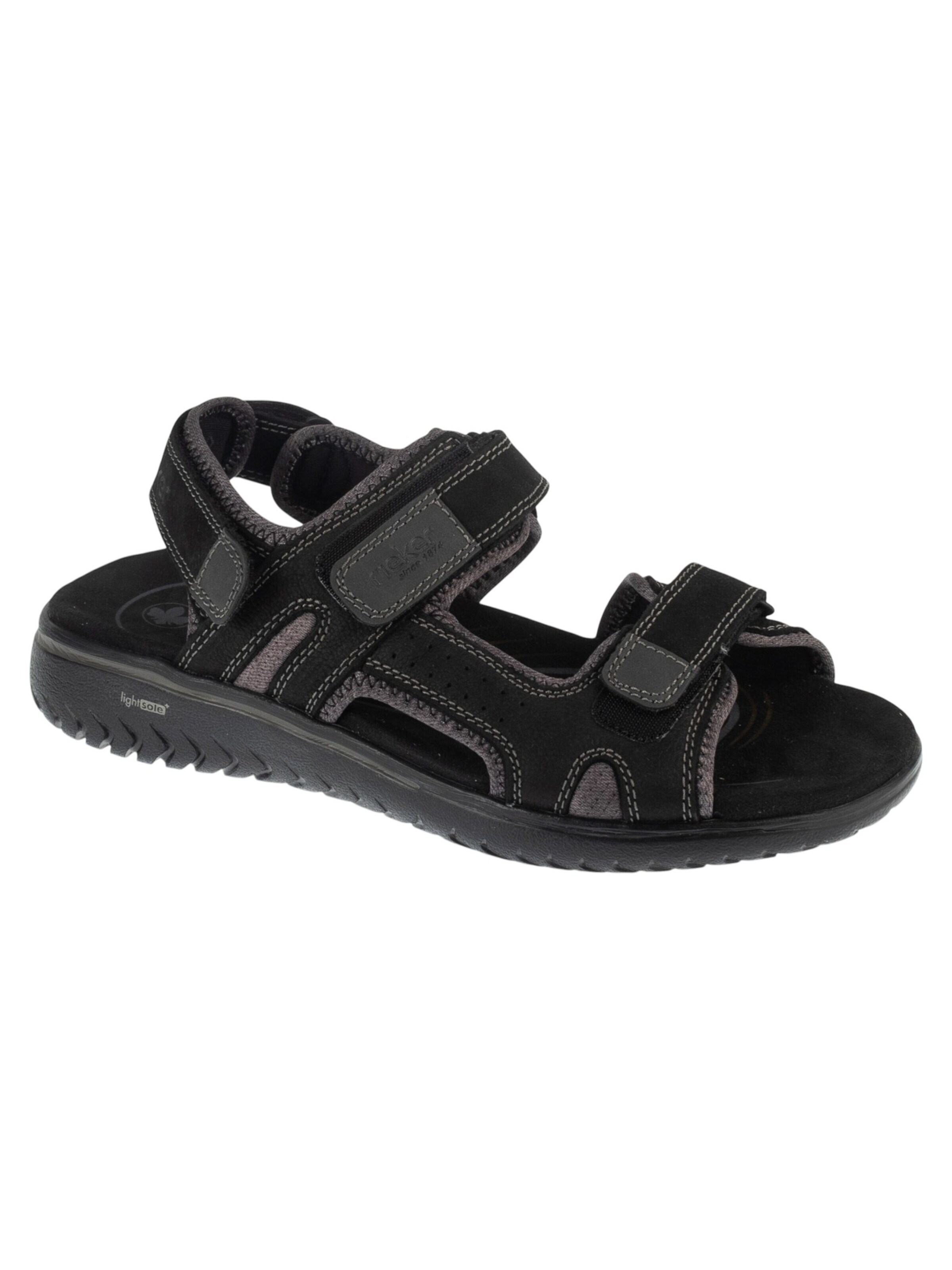 Rieker Wandelsandalen in Zwart: voorkant