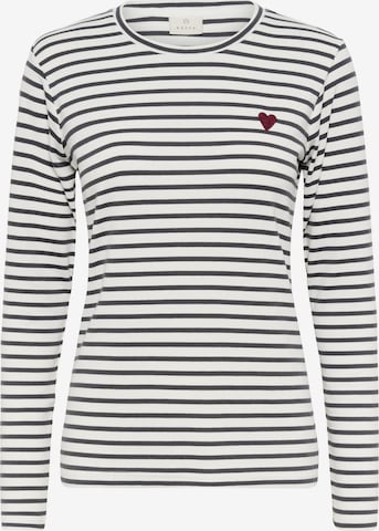 T-shirt 'Liddy' Kaffe en gris : devant