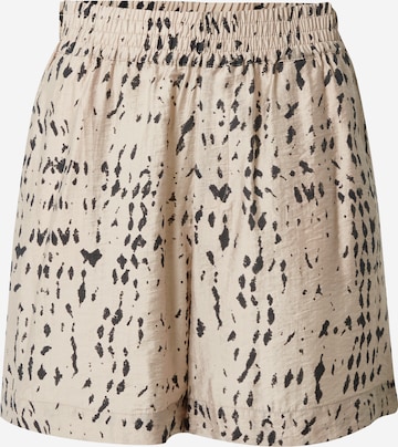 OBJECT Loosefit Shorts 'ANETTE' in Beige: predná strana