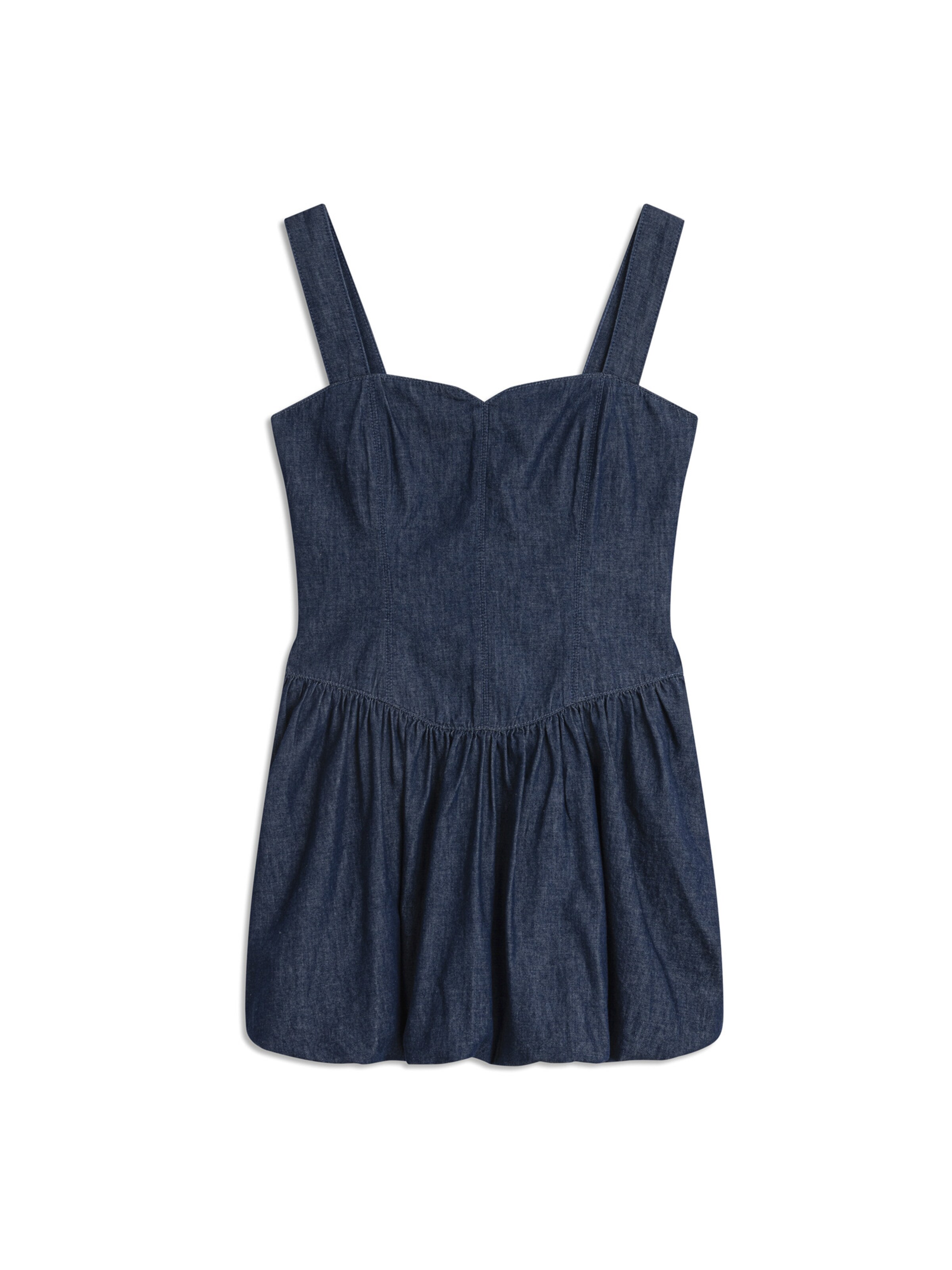 Twist Kleid in Blau: Vorderseite