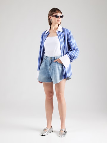 BOSS Loosefit Jeans in Blauw