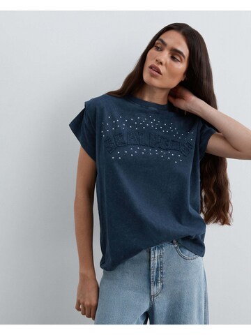 Tricou de la Scalpers pe albastru: față