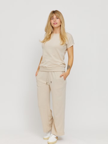 Wide Leg Pantalon 'Chilly' mazine en blanc