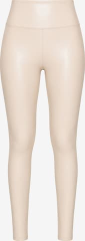 SASSYCLASSY Skinny Hose in Beige: Vorderseite
